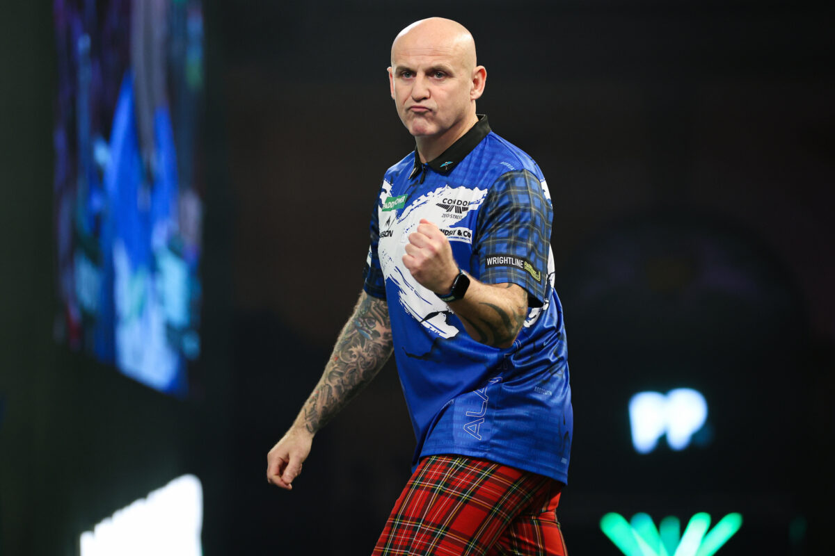 Alan Soutar war der erste Sieger des Tages, musste dafür aber ordentlich kämpfen