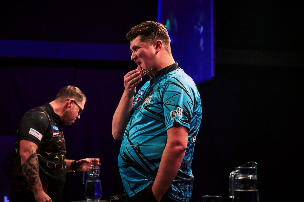 Paul Krohne scheiterte im Achtelfinale der WDF-WM an Jimmy van Schie