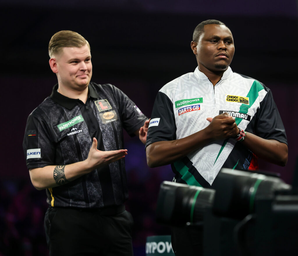 Zum ersten Mal war mit David Munuya ein Kenianer bei der PDC-WM mit dabei
