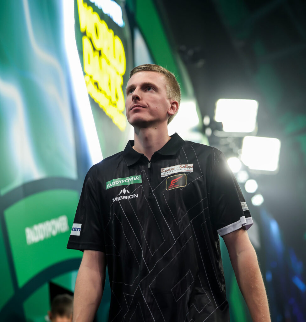 Nur 4 von 20 Versuche auf die Doppel: Wessel Nijman scheiterte klar mit 0:3 an Gabriel Clemens