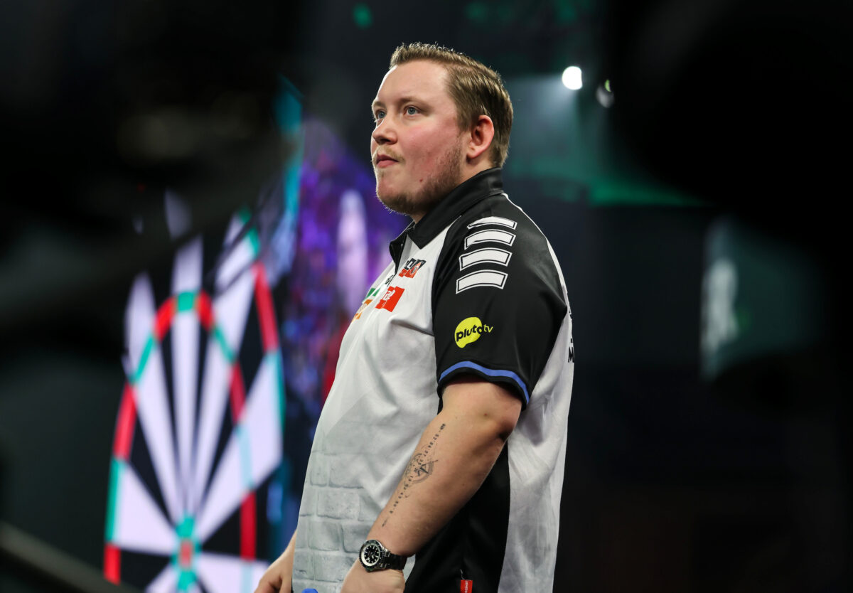 Martin Schindler gewann gegen Ryan Searle in seinem Drittrundenspiel nur zwei Legs