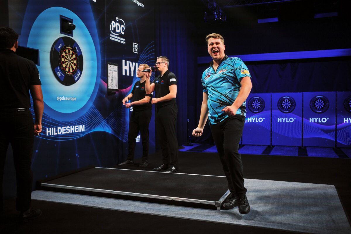 Paul Krohne steht im Achtelfinale der WDF-WM