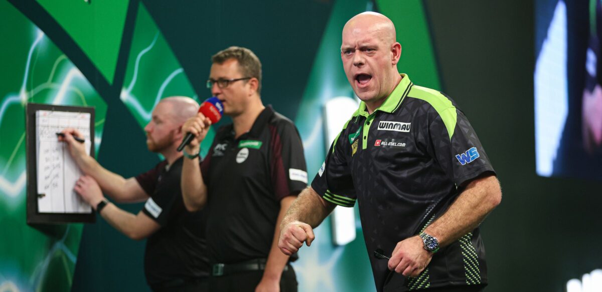 Michael van Gerwen und Joey Kelly gewinnen die Promi-Darts-WM 2026