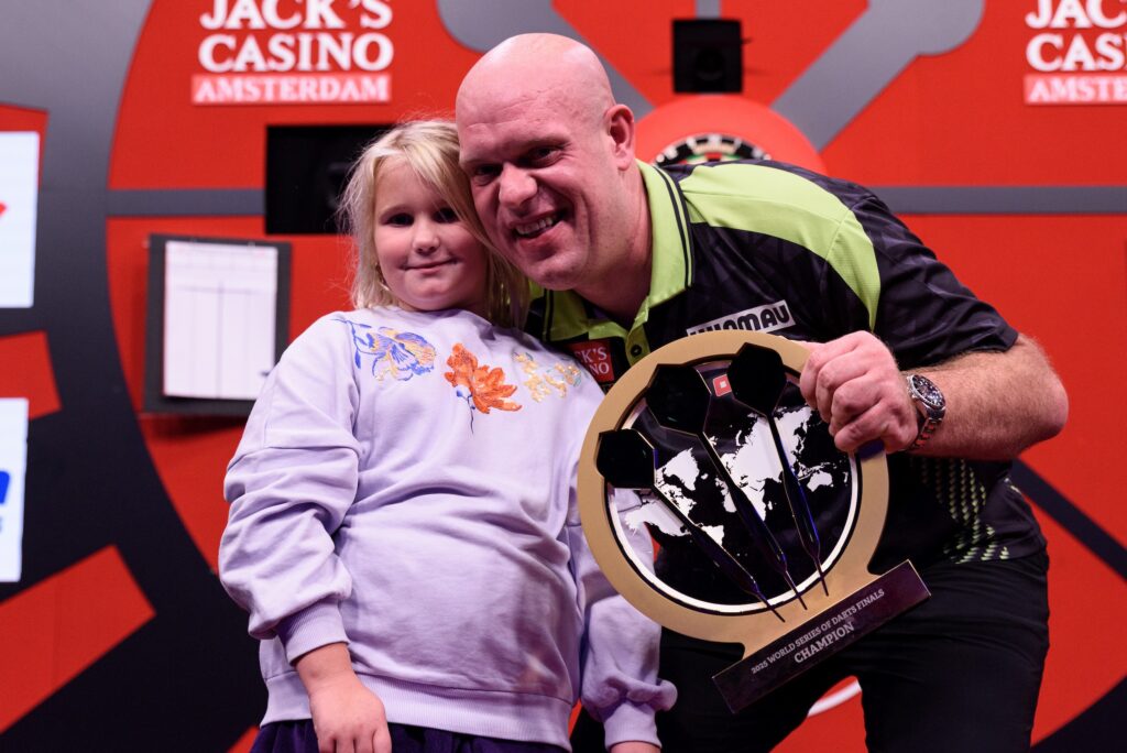 Michael van Gerwen gewann 2025 die World Series of Darts Finals in Amsterdam