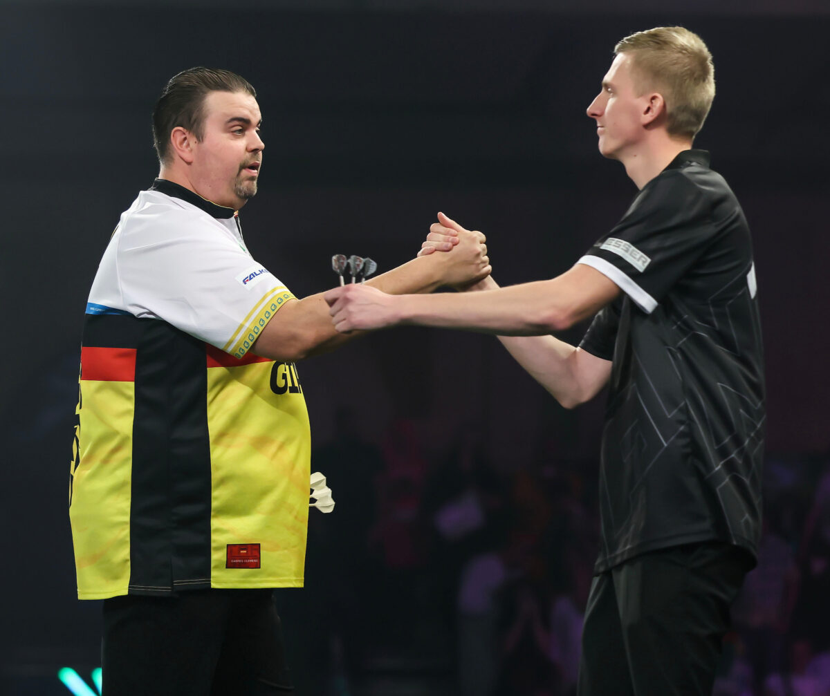 Bei der PDC-WM 2026 hatte Gabriel Clemens gegen Wessel Nijman noch das bessere Ende auf seiner Seite