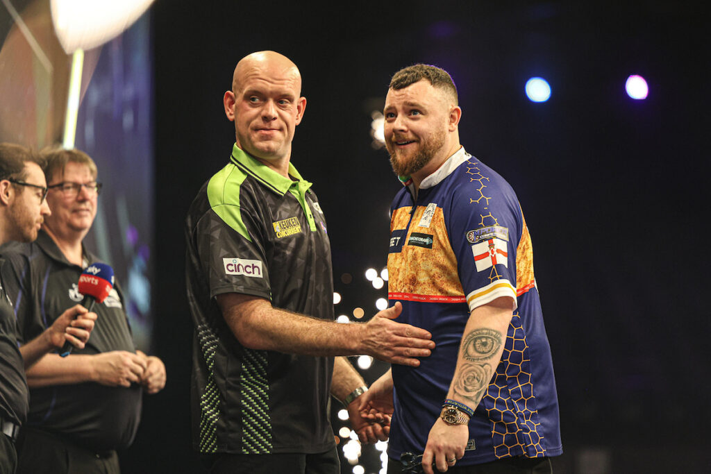 Josh Rock nahm seinen schwachen Auftritt gegen Michael van Gerwen mit Humor