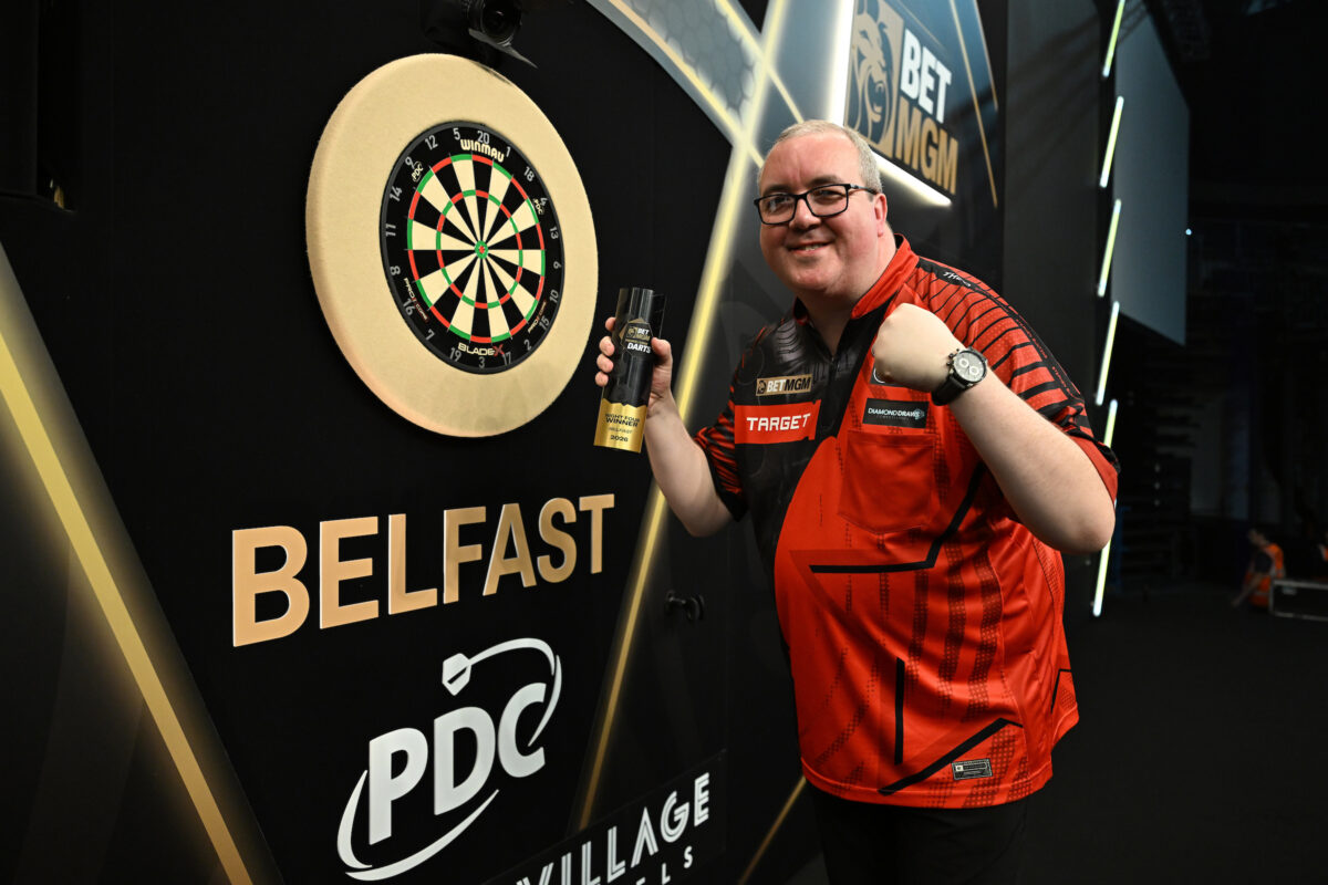 Stephen Bunting gewinnt den vierten Premier League Abend in Belfast