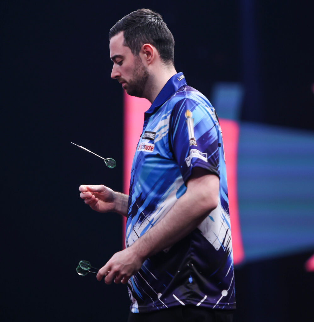 Luke Humphries nutzte die Doppelschw&auml;che von Danny Noppert eiskalt aus