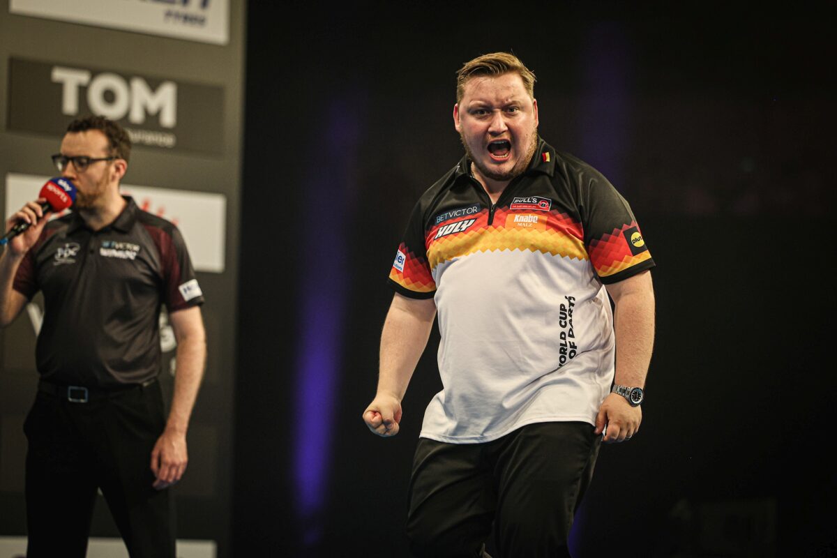 Martin Schindler wird Deutschland auch 2026 beim World Cup of Darts vertreten