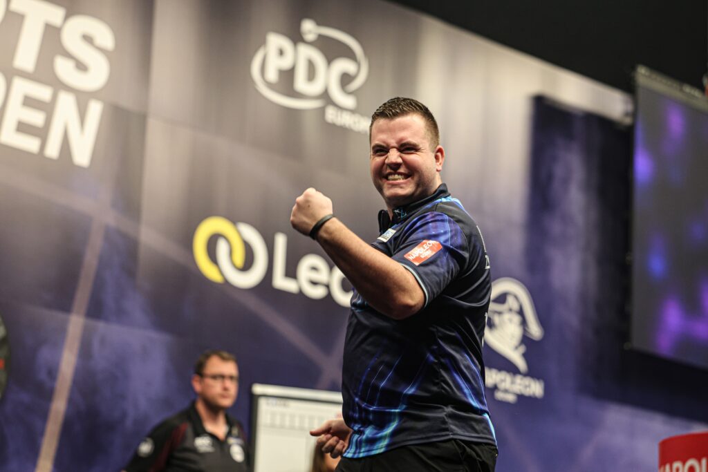 Niels Zonneveld checkte 147 im Decider zum Matchgewinn gegen Luke Littler