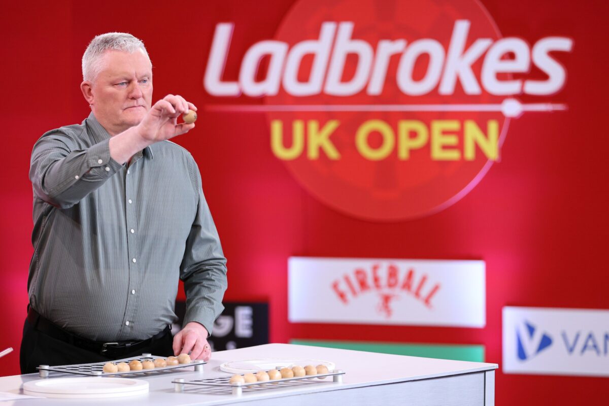 Die Auslosung der UK Open 2026 ist draußen