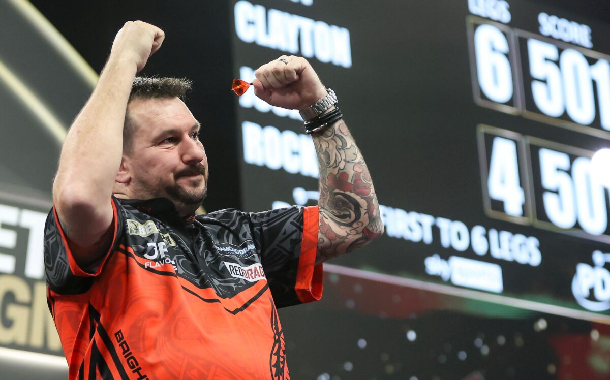 Jonny Clayton gewinnt den Premier League Abend