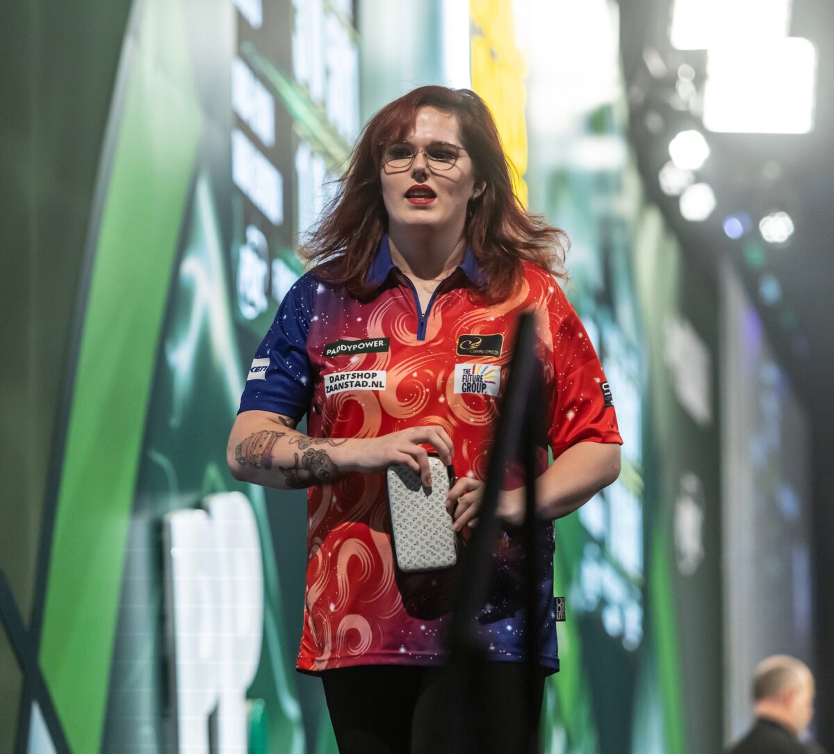 Noa Lynn van Leuven darf nach den neuen Regeln der DRA nicht mehr an der PDC Women's Series teilnehmen