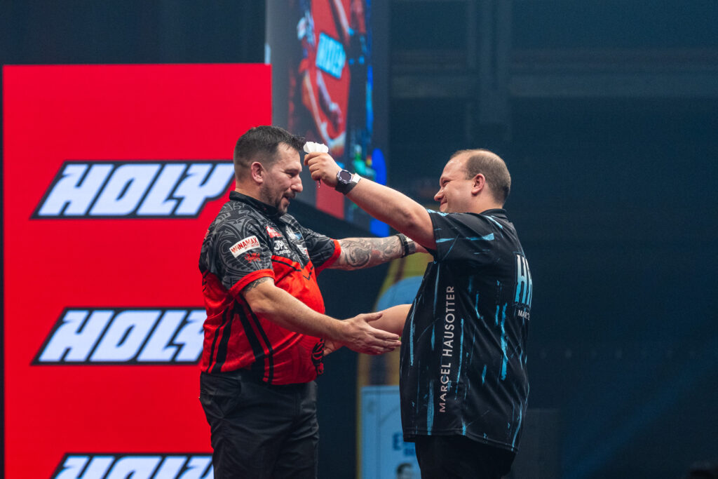 Marcel Hausotter verpasste den Sieg gegen Jonny Clayton nur knapp