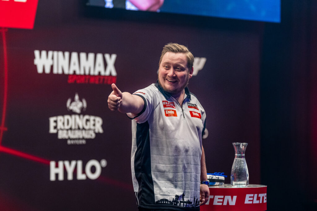 Mit viel M&uuml;he ins Achtelfinale eingezogen: Martin Schindler