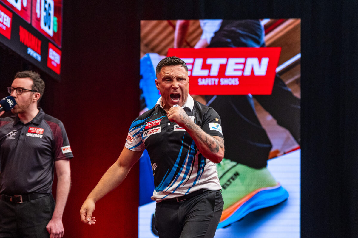 Gerwyn Price gewinnt den European Darts Grand Prix 2026