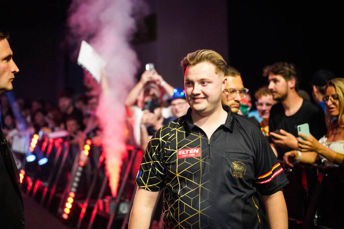 Nick Zwittnigg bei seinem European Tour Deb&uuml;t