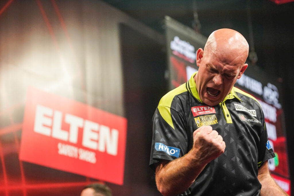 Michael van Gerwen durfte mit seiner Leistung mehr als zufrieden sein.