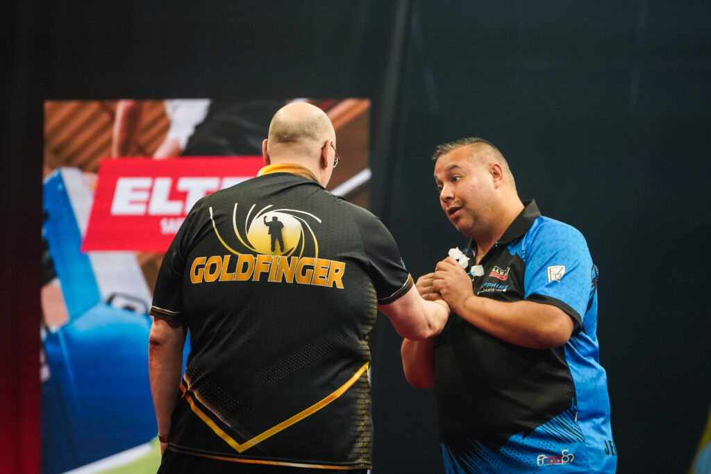 Jermaine Wattimena musste die starke Leistung von Andrew Gilding anerkennen