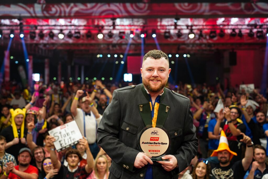 Austrian Darts Open 2026 Josh Rock gewann bei den Austrian Darts Open 2026 seinen zweiten European Tour Titel