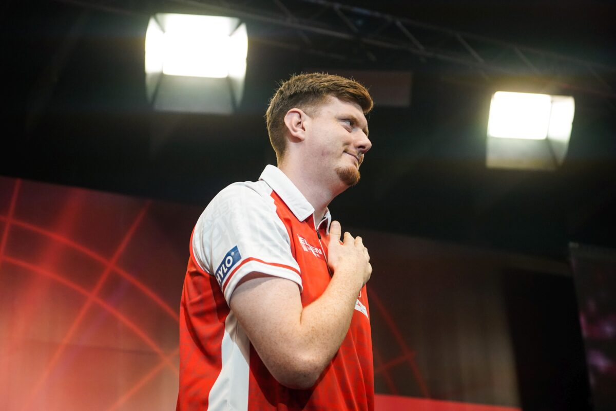 Niko Springer ist einer von sieben Deutschen bei den International Darts Open in Riesa