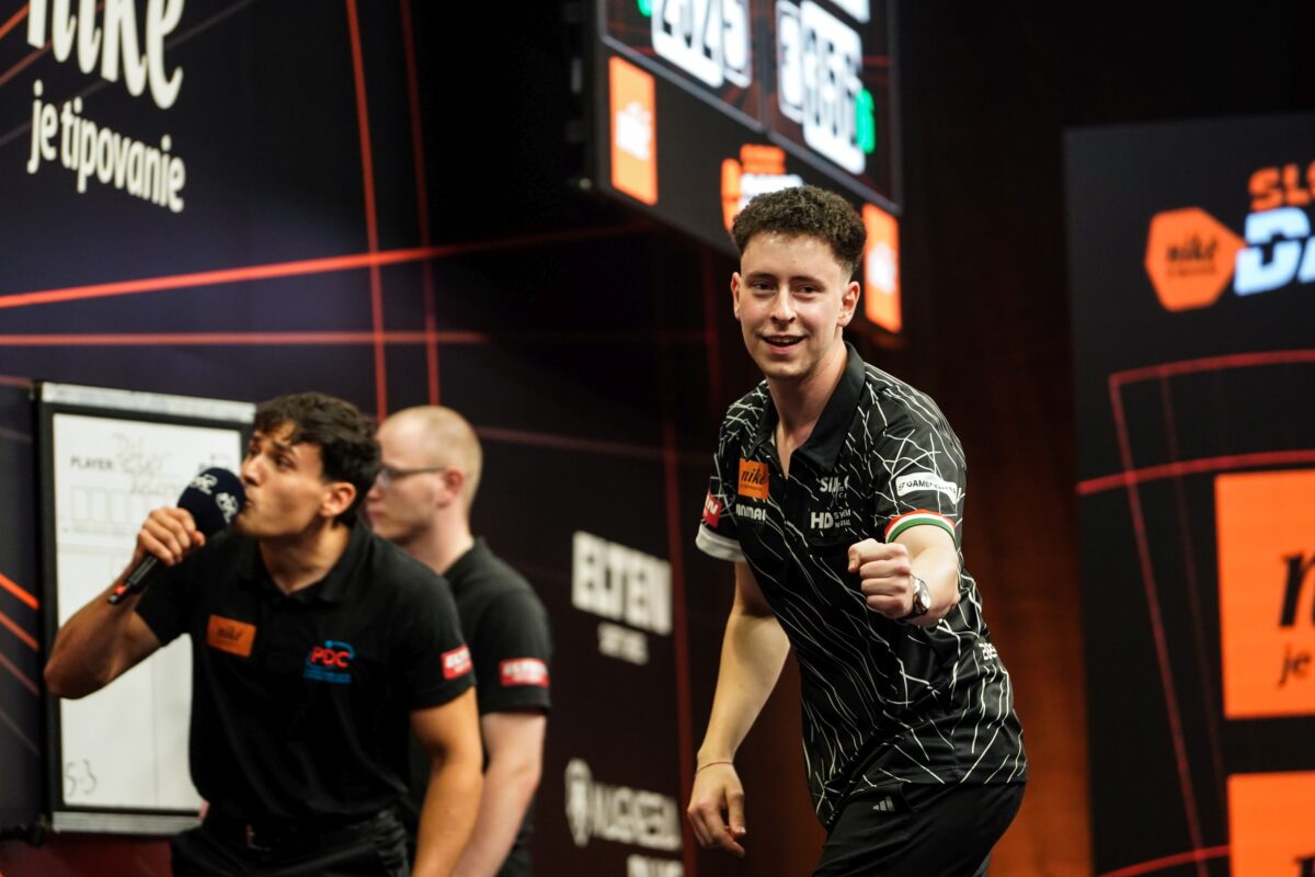 Peter Kelemen bei den Slovak Darts Open 2026