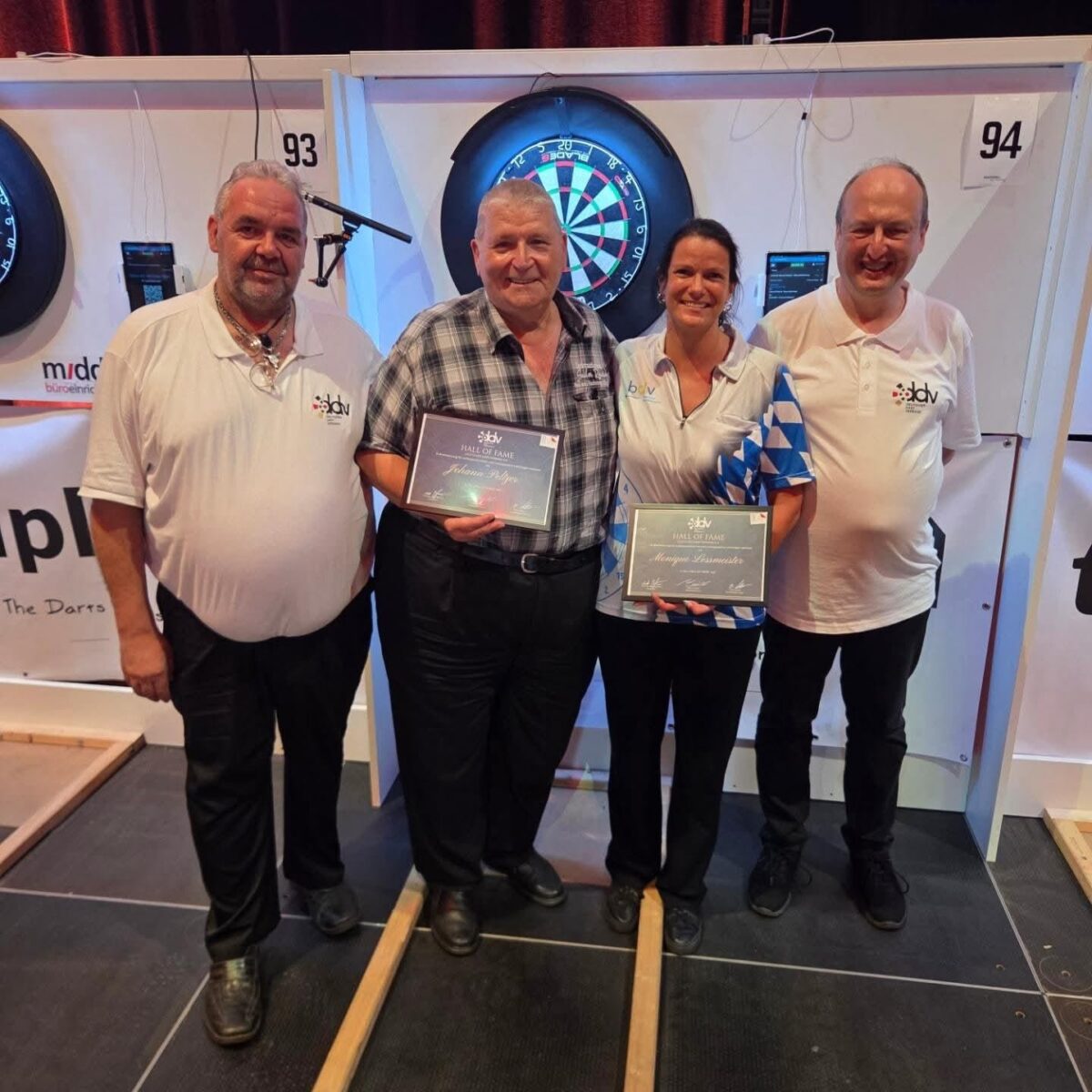 Im Rahmen des DDV German Masters wurden u.a. Johann Peltzer und Monique Le&szlig;meister in die DDV Hall of Fame aufgenommen