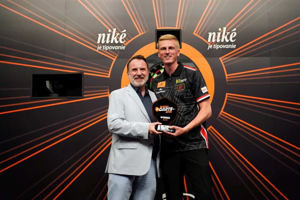 Wessel Nijman ist der erste Sieger der Slovak Darts Open