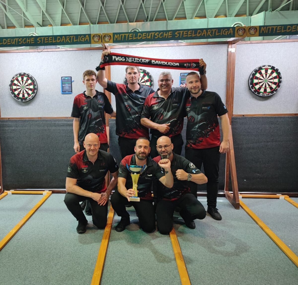 FVgg Neudorf Barbossa gewinnt mit Jos&eacute; de Sousa den DDV 4er-Team Ligapokal