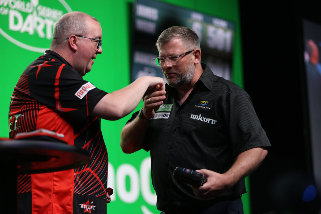 James Wade konnte ein 2:5 gegen Stephen Bunting noch drehen