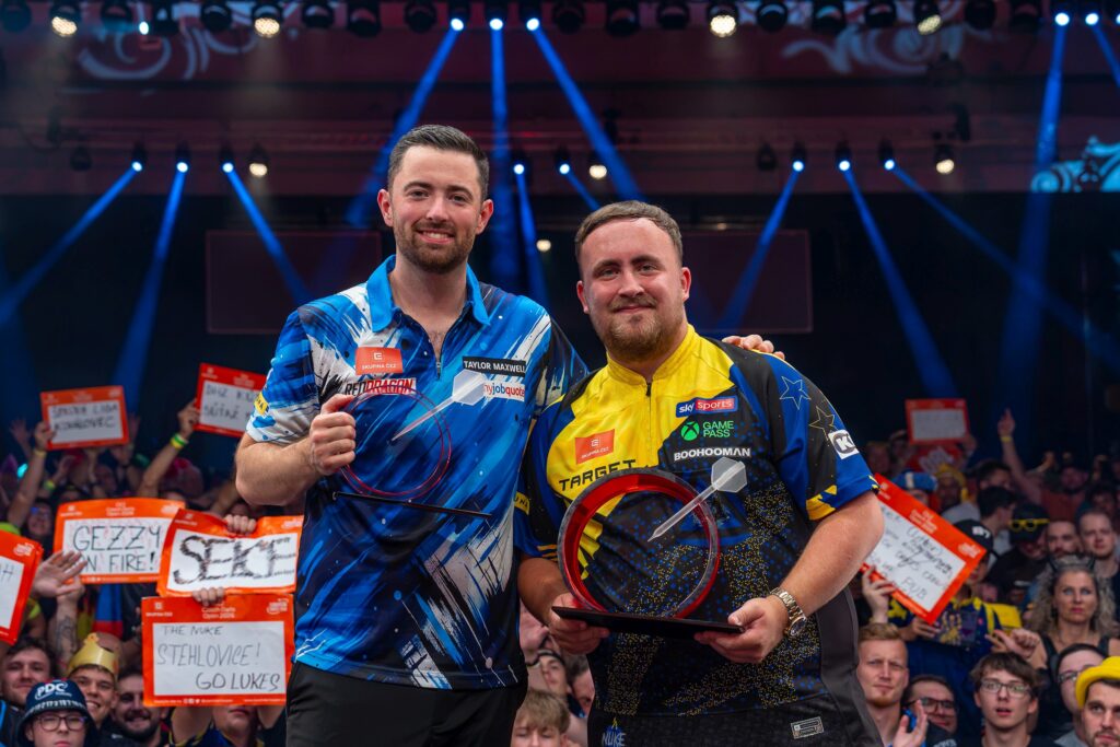 Luke Humphries und Luke Littler standen sich im Finale der Czech Darts Open 2026 gegenüber