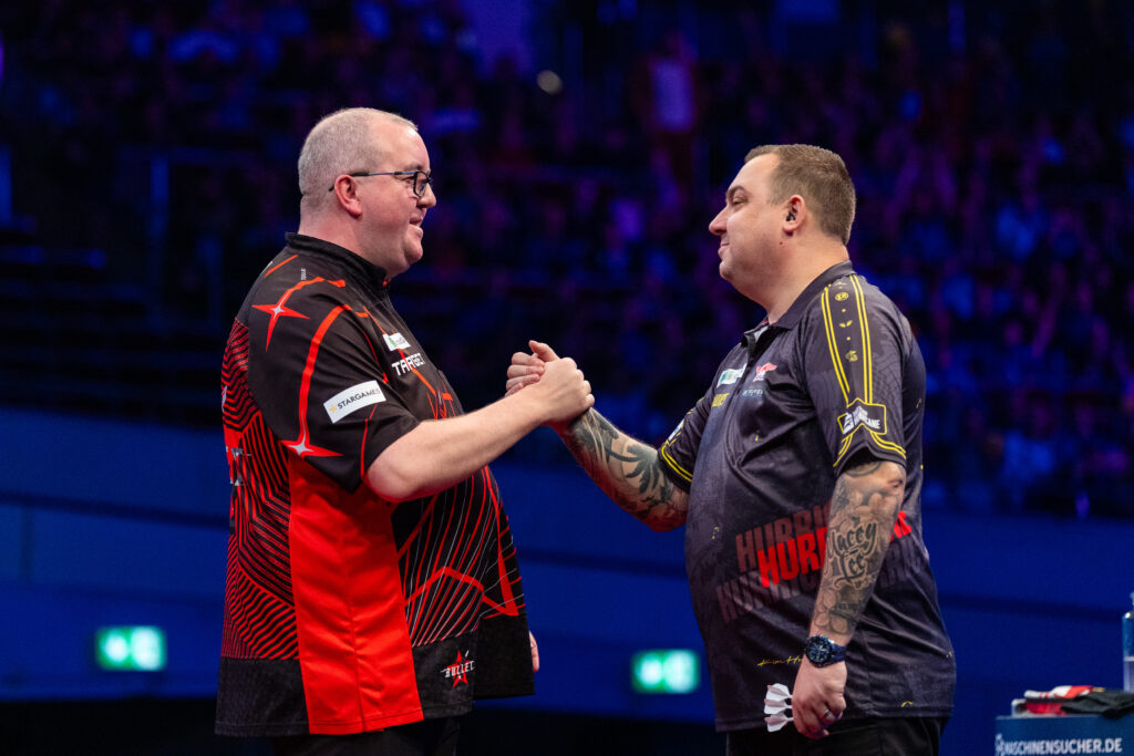 Stephen Bunting hatte mit Kim Huybrechts keinerlei Probleme